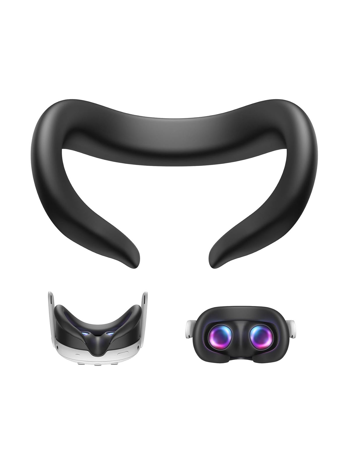 KIWI Design F3 Silicone Facial Interface Sweatproof VR Face Cover