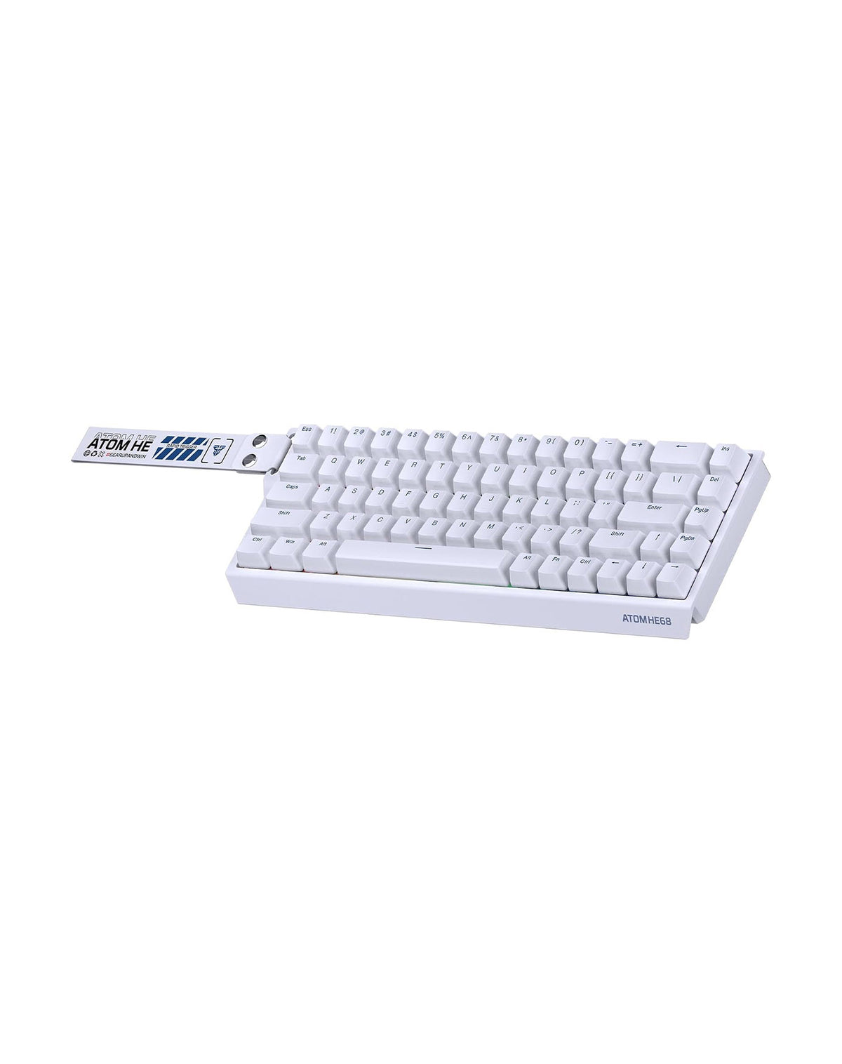 Fantech Atom HE68 Wired Magnetic Switch Mechanical Gaming Keyboard (White)