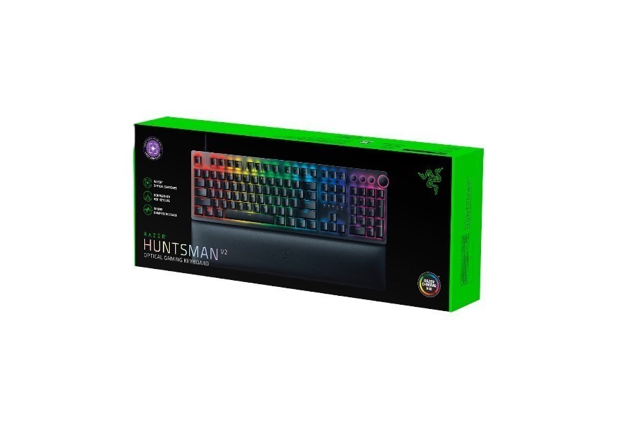 Razer Huntsman V2 Optical Gaming Keyboard (Clicky Purple Switch)
