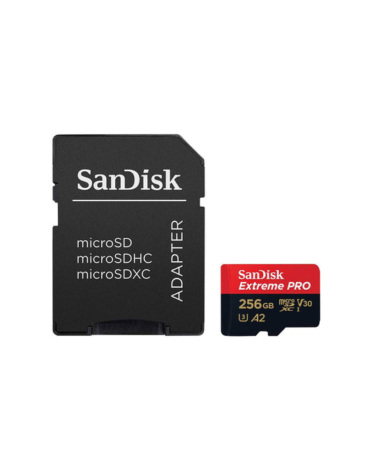 SANDISK Extreme PRO microSD Card + Adapter 256GB