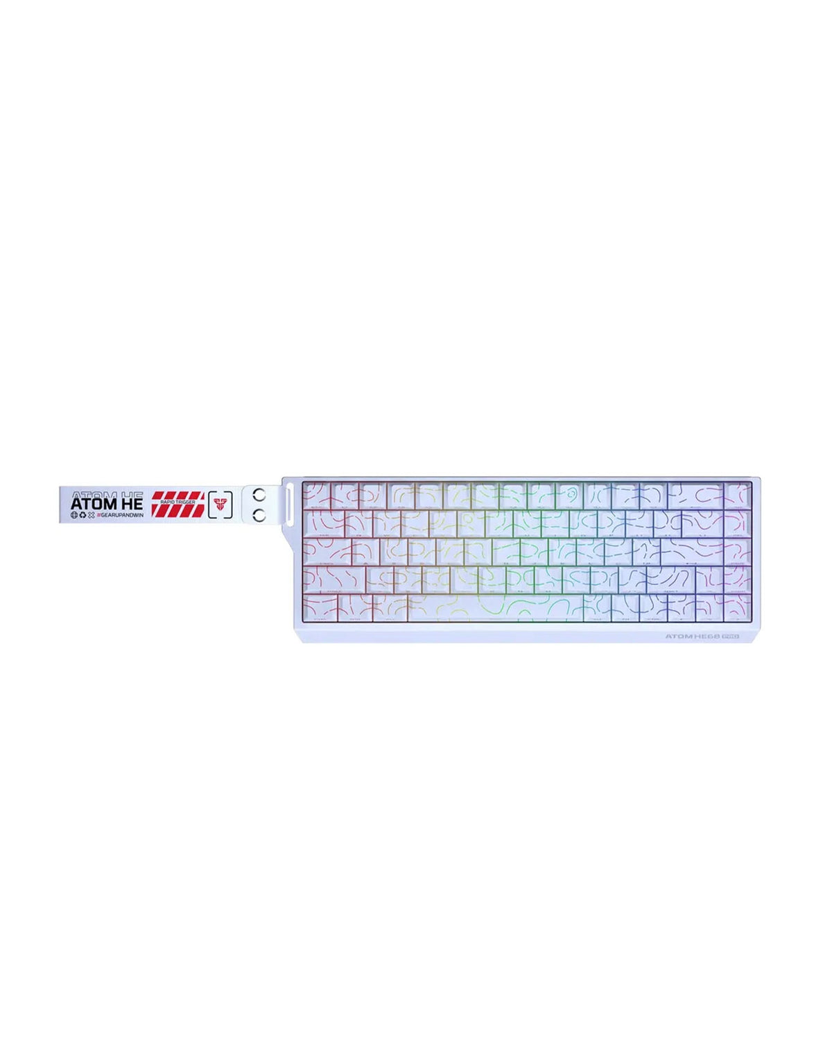 FanTech Atom HE Wireless Magnetic Switch Keyboard white