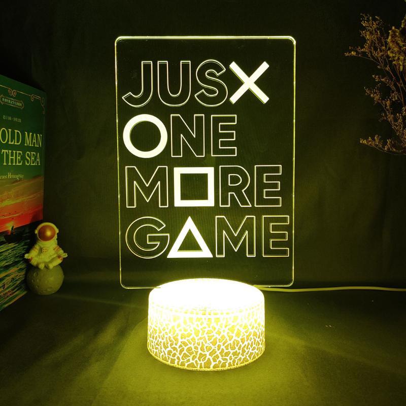 Just One More Game 3D Light Icon